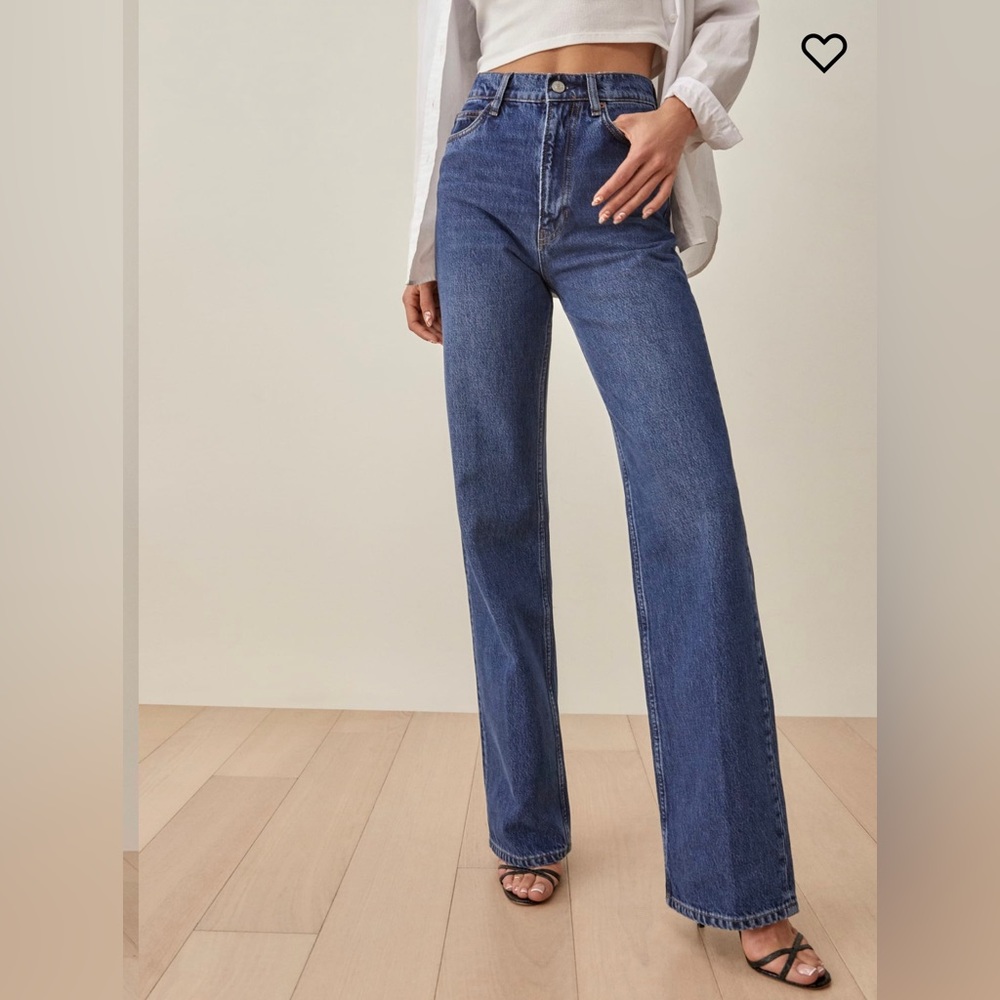 Reformation Wilder High Rise Wide Leg Jeans